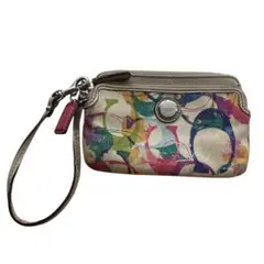 【鑑定済】COACH カラフルコインケース