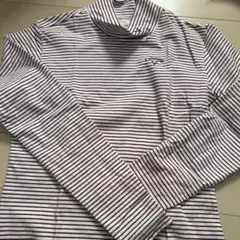 Callaway ストライプ ハイネックシャツ S