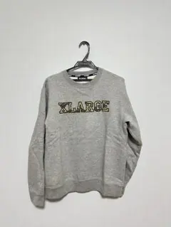 XLARGE グレー トレーナー　裏起毛