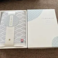 新品未開封今治タオル　ウォッシュタオル　今治輪奈織紋様