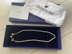 ✨美品✨スワロフスキー SWAROVSKI テニスチョーカーネックレスゴールド✧ SWAROVSKI スワロフスキー Imber Tennisネックレス ゴールド