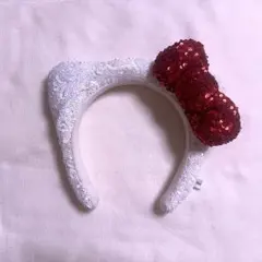 ユニバ ハローキティ風カチューシャ