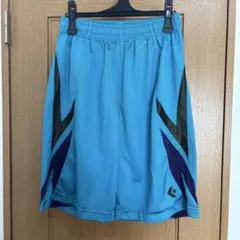 CONVERSE 水色 バスケットボールパンツ バスパン