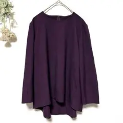 DoCLASSE｜美品✨裏起毛長袖トップス｜カットソー｜パープル｜ドゥクラッセのサムネイル
