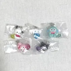 サンリオキャラクターズ　めじるしアクセサリー　エモきゅん　全5種コンプリート