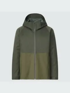 UNIQLO ブロックテックパーカ　XL オリーブ