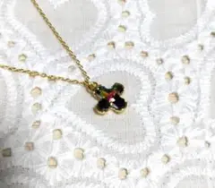 ヴィトラルミディアムのクロスのネックレス　スワロフスキー　十字架　ゴールド