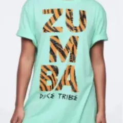 ZUMBA ダンス Tシャツ ミントグリーン