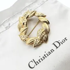 2986 極美品✨Dior　ブローチ　CD　ロゴ　希少　刻印