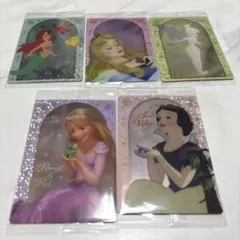 ディズニー　ウエハース　アリエル　オーロラ　ティンカーベル　ラプンツェル　白雪姫