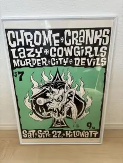 CHROME CRANKS ポスター 額装
