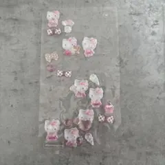 ハローキティ・マイメロディ ボンボンドロップシールセット　正規品