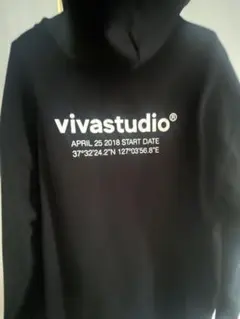 vivastudioパーカーブラック　値段交渉可　Sサイズ　韓国系