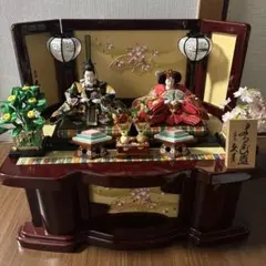 【美品】【直接引渡も可】東京久月 雛人形セット 親王飾り 収納ケース付き