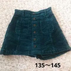 ラブトキシック Sサイズ 135～145 コーデュロイ スカート ショートパンツ