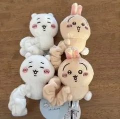 ちいかわ うさぎ ぬいぐるみ付きシュシュ 4点セット
