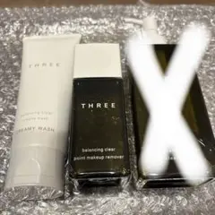 THREE 2点(ポイントメイクアップリムーバー、クリーミィウォッシュのサムネイル