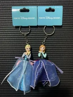 アナと雪の女王　アナ　エルサ　セット　キーチェーン　東京ディズニーリゾート