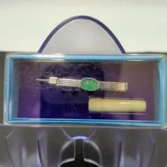 [M371][希少]TIE CLIP PENCIL シルバー/グリーン