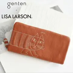 【新品】genten ゲンテン リサラーソン ラウンド長財布 トマトレッド 希少のサムネイル