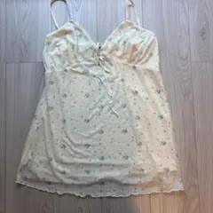 Brandy Melville 小花柄 ブルー キャミソール