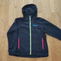 Columbia フード付きジャケット 黒 ボーズマンロックジャケット　S