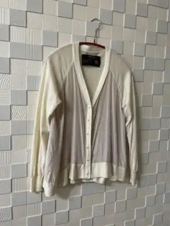 ADAWAS ニットx異素材コンビ　カーディガンのサムネイル