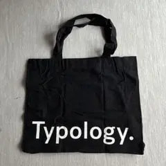 Typology. エキストララージ トートバッグ ブラック