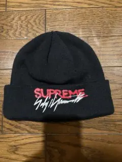 Supreme 黒 ビーニー