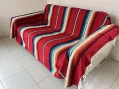 メキシカンラグ ソファカバー マルチカバー - メルカリ