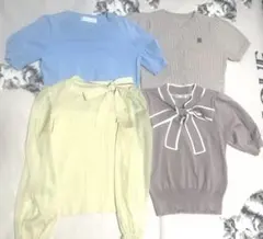 【美品】春服4点まとめ売り♡サマーニット トップス