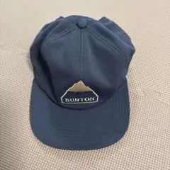 《良品》BURTON スナップバックキャップ 山ロゴ ブルー アメリカ購入品のサムネイル