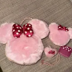 ディズニー ミニー バッグ ミラー コーム ヘアゴム