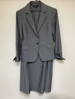 INDIVI ブルーグレー スーツ セットアップ