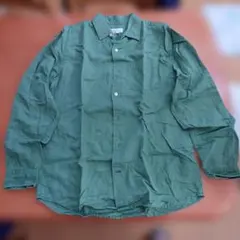 GAP STANDARD FIT リネンシャツ Mサイズ オリーブグリーン
