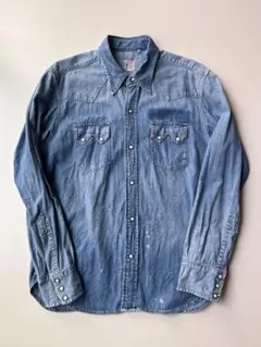 LVC 復刻 50s ウエスタンシャツ sawtooth denim シャツ