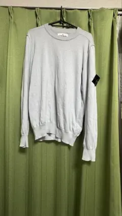 STONE ISLAND 刺繍ロゴ コットンカシミヤクルーネックニット 18SS 