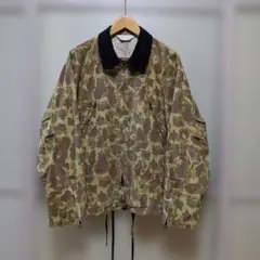 【希少】美品パッチワークペイズリー柄　コーチジャケット ミリタリー カーキ 希少】美品パッチワークペイズリー柄 コーチジャケット ミリタリー
