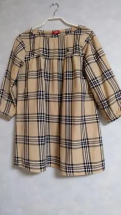 POLO チェック柄 ワンピース