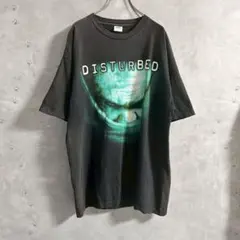 00s DISTURBED ディスターブド 両面ツアーTシャツ メタル バンTのサムネイル