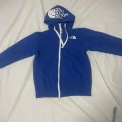 THE NORTH FACE ノースフェイス　ジップパーカー XS 青　裏起毛