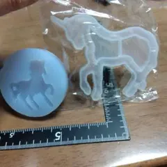 シリコンモールド　ユニコーン　レジン　粘土　ユニコーンシェイカー　ハンドメイド