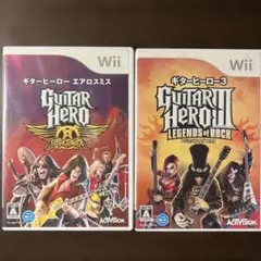 Wii ギターヒーロー エアロスミス&ギターヒーロー3 レジェンド オブ ロック