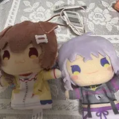 ホロライブ 戌神ころね 猫又おかゆ 指パペットぬいぐるみ