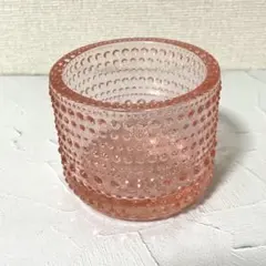 イッタラ iittala カステヘルミ キャンドルホルダー　サーモンピンク