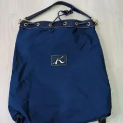 キタムラ Kitamura ナイロン×本革 3wayバッグ ネイビーのサムネイル