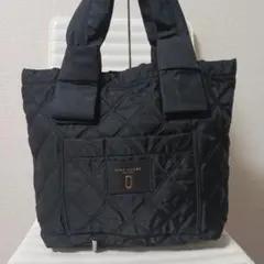 1865　マークジェイコブス　トートバッグ　キルティング　ブラック　極美品