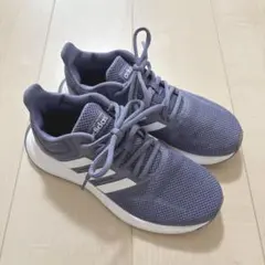 【美品】adidas ブルーグレー シューズ 23cm
