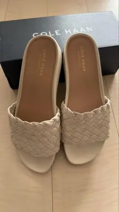 COLE HAAN MOJAVE SLIDE SANDAL 6 B アイボリー