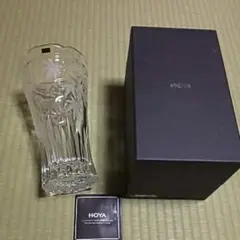 未使用 HOYA クリスタルガラス 花瓶 送料込